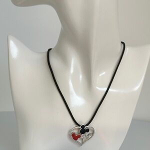 swarovski Disney Heart Pendant Necklace